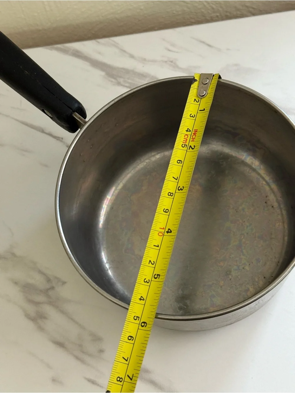 Vintage Revere Ware 1 Cup Measuring Pan Mini Melting Pot Copper‎ Bottom